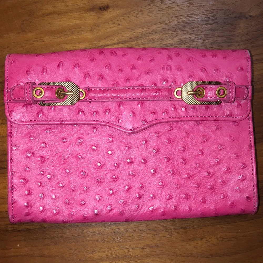 Rebecca Minkoff Buckled Clutch (pink)